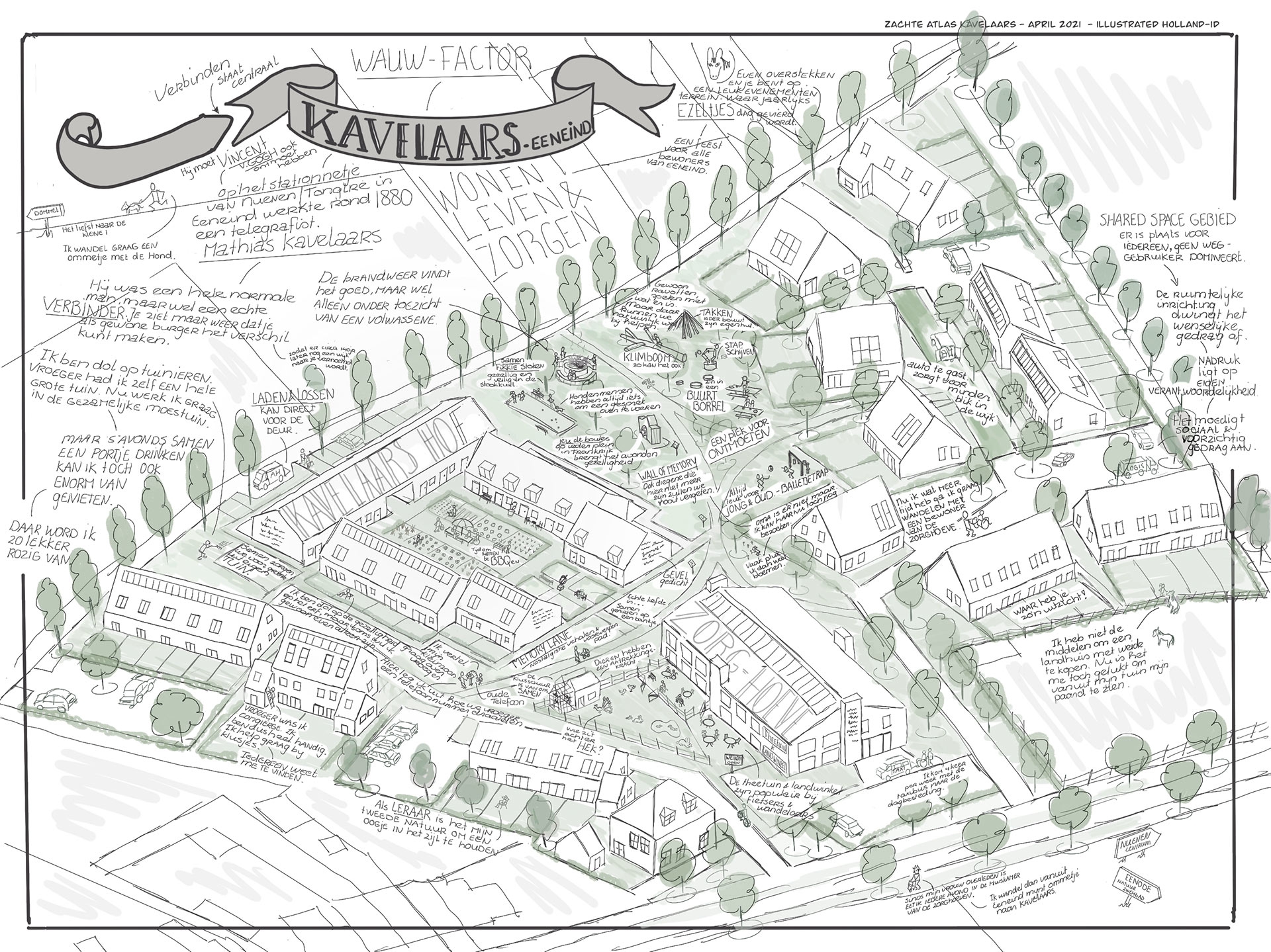 Eindhovens Dagblad: Tachtig nieuwe woningen voor jong en oud in Nuenen-Eeneind